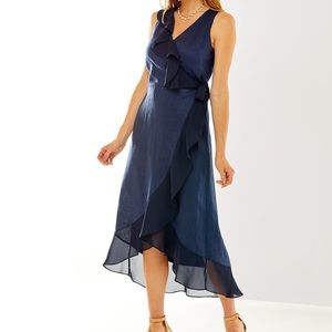 Sara Campbell wrap dress black size 2